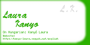 laura kanyo business card