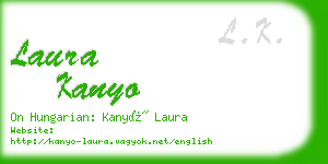 laura kanyo business card